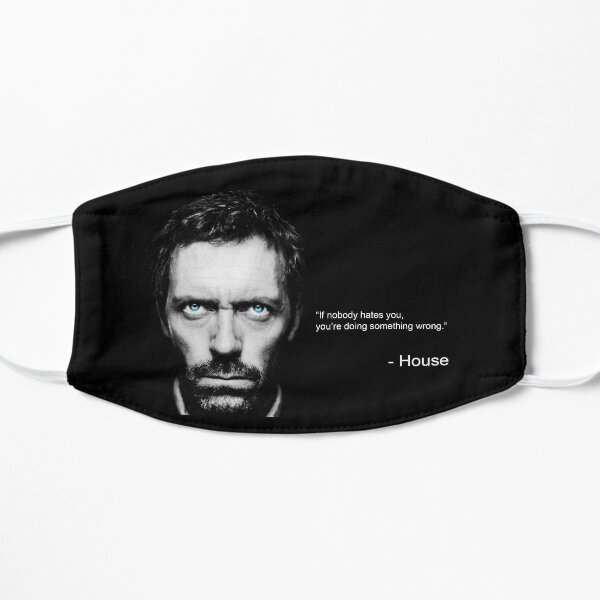 house md succes quote Flat Mask