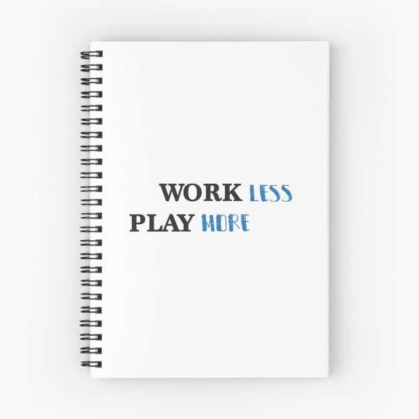 Item preview, Work Less Play More Enjoy Life designed and sold by Arassa Design.