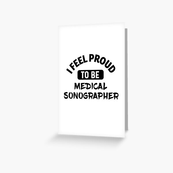 Sonographer Greeting Cards 