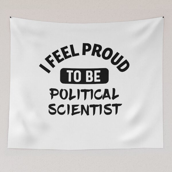 Item preview, I feel Proud to be political scientist designed and sold by bumperapparels.