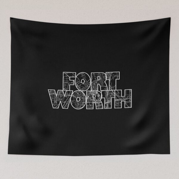 Item preview, Fort Worth Street Map designed and sold by thestreetslocal.
