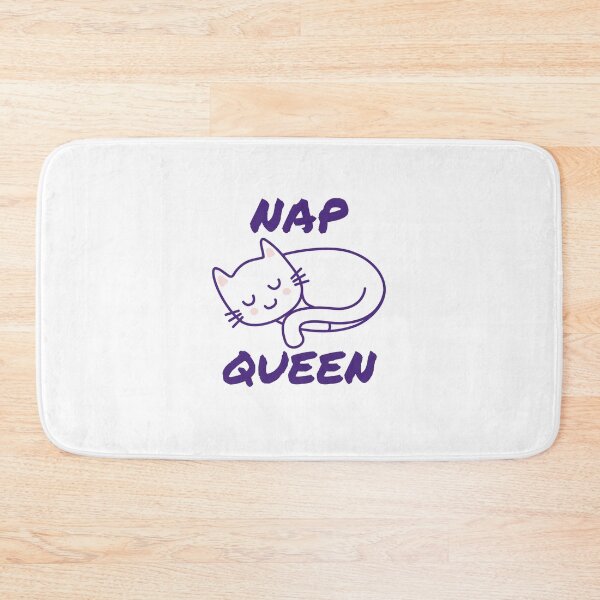 Item preview, NAP Queen cat kitten font - new saying sticker mega cute designed and sold by Shirtilike.