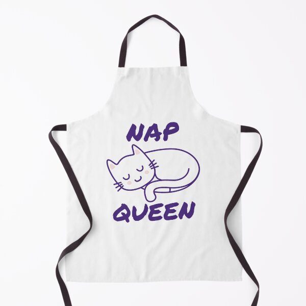 Item preview, NAP Queen cat kitten font - new saying sticker mega cute designed and sold by Shirtilike.