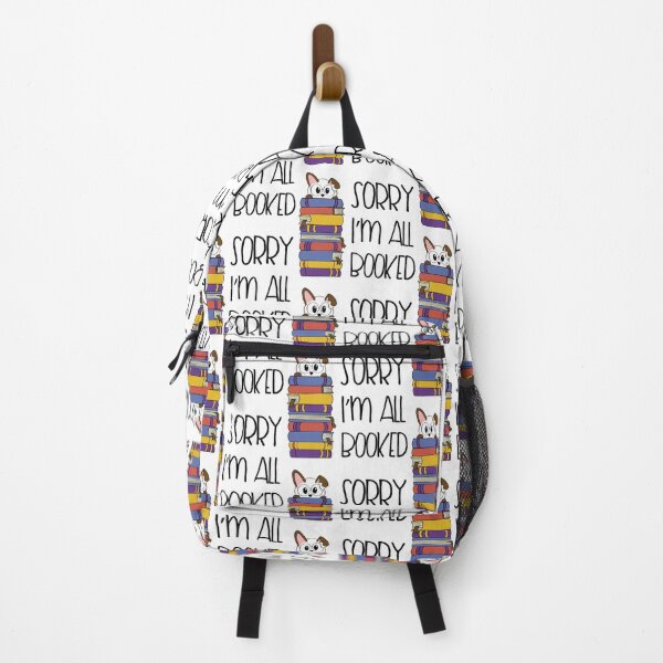 Item preview, Sorry I'm All Booked Reading Cute Dog Book Lover Design designed and sold by logankinkade.