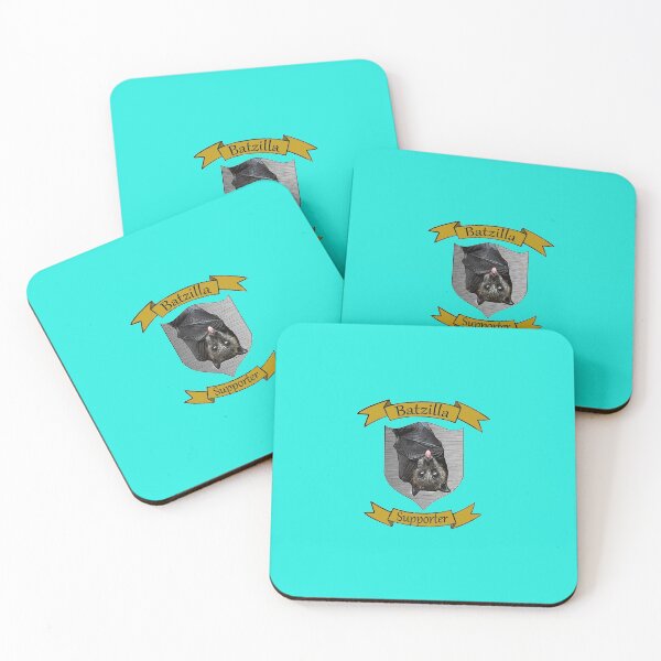 Item preview, Batzilla - Batzilla Supporter! (turquoise) designed and sold by batzilla.