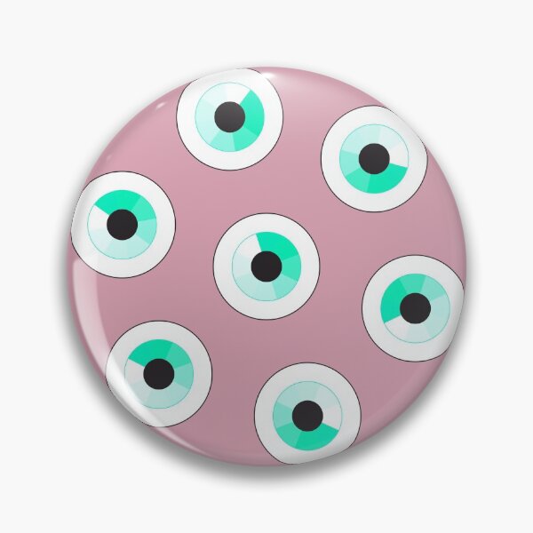 Item preview, Whimsical Eyes - Teal & Pink designed and sold by AnArielleShop.