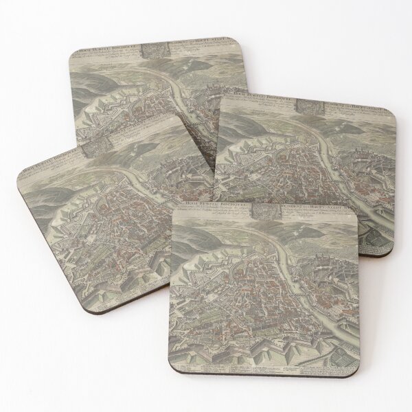 Item preview, Vintage Map of Wurzburg Germany (1723) designed and sold by BravuraMedia.