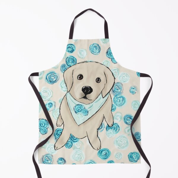 Item preview, Golden Retriever and Blue Roses Rose+Gold designed and sold by BoandMe.