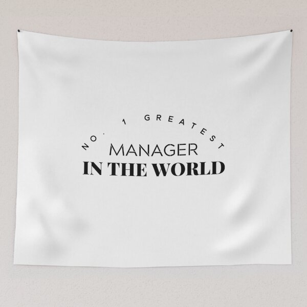 Item preview, No. 1 Greatest Manager In The World designed and sold by DanielPOD.