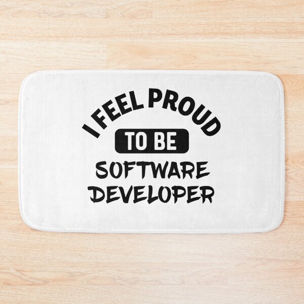 Item preview, I feel Proud to be software developer designed and sold by bumperapparels.