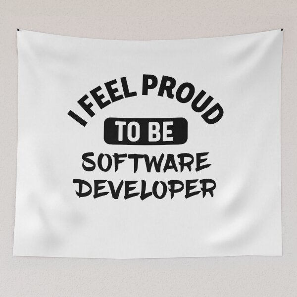 Item preview, I feel Proud to be software developer designed and sold by bumperapparels.