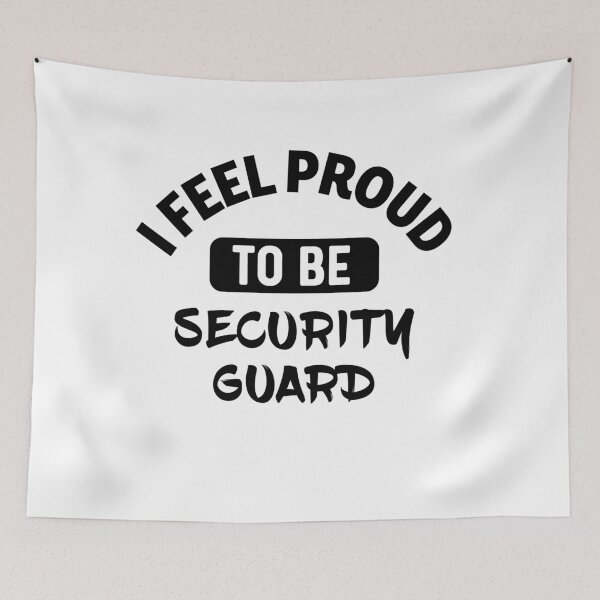 Item preview, I feel Proud to besecurity guard designed and sold by bumperapparels.