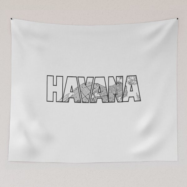 Item preview, Havana Street Map designed and sold by thestreetslocal.