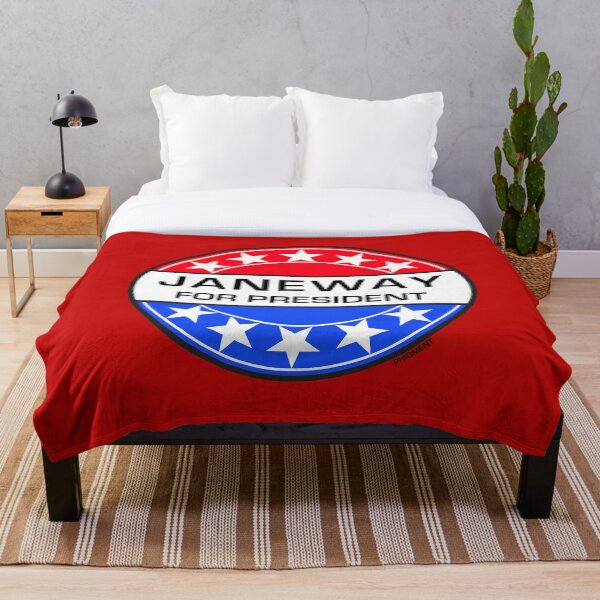 JANEWAY FOR PRESIDENT Throw Blanket