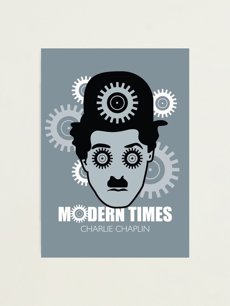 Alternate view of Modern Times - Alternative Movie Poster Photographic Print