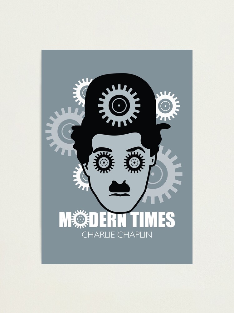 Alternate view of Modern Times - Alternative Movie Poster Photographic Print