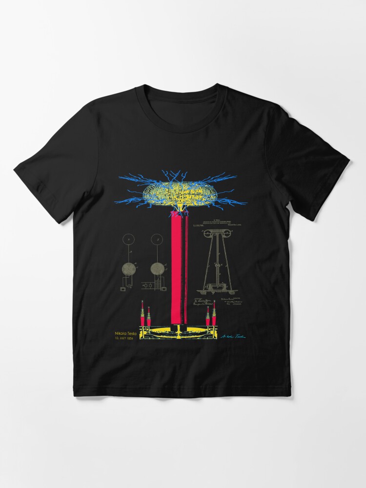 Alternate view of Tesla Coil Essential T-Shirt
