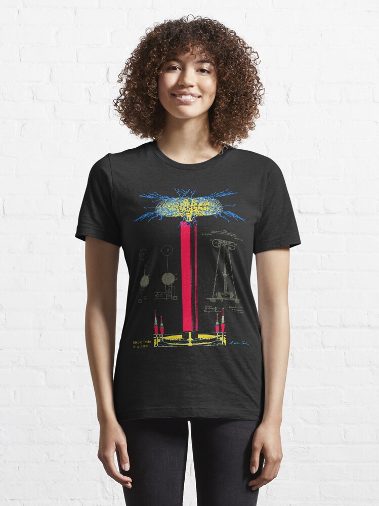 Alternate view of Tesla Coil Essential T-Shirt