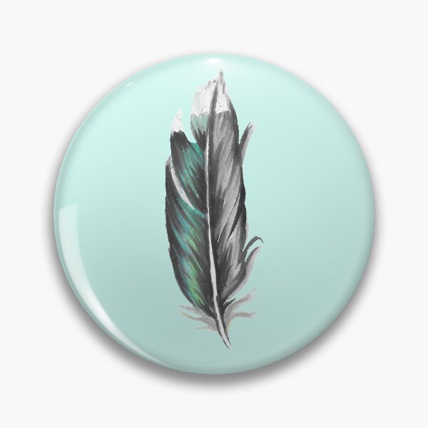 Item preview, Greeen feather designed and sold by Dia-Cheshire.