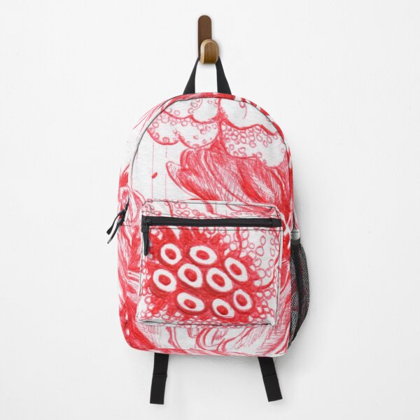 Item preview, "Red Mystery" Wildflower Floral Ink Drawing designed and sold by Michelebuttons.