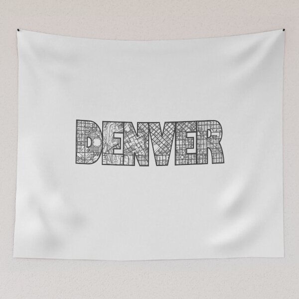 Item preview, Denver Street Map designed and sold by thestreetslocal.