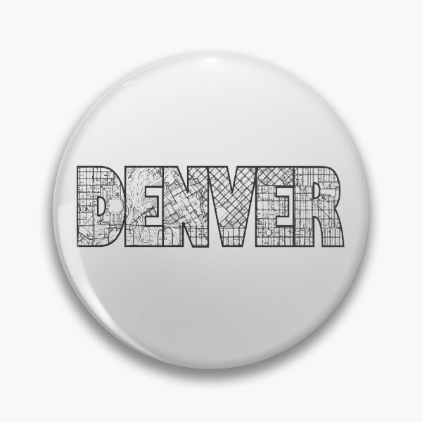 Item preview, Denver Street Map designed and sold by thestreetslocal.