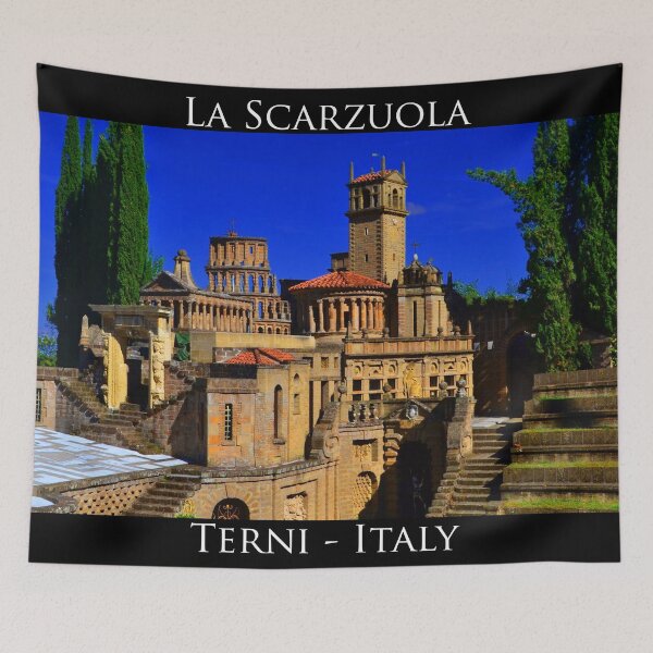 Item preview, La Scarzuola, Italy, Terni. Postcard jigsaw puzzle and more designed and sold by superpixus.