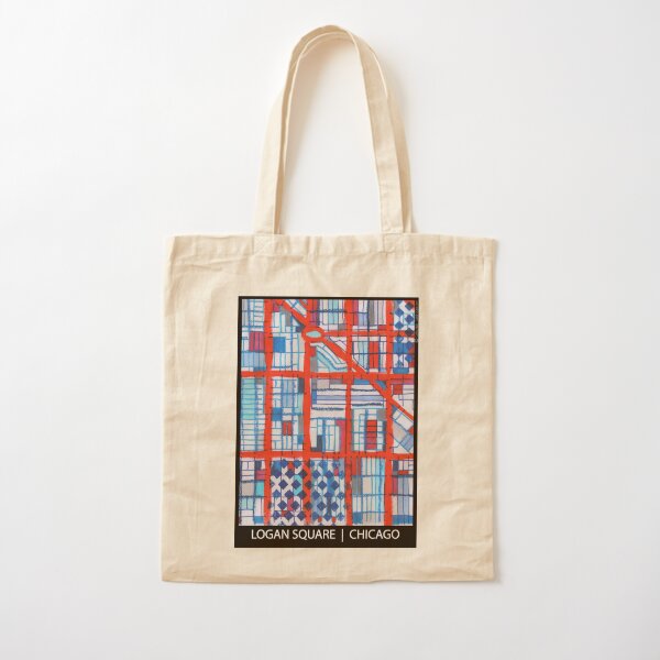 Logan Square, Chicago Cotton Tote Bag