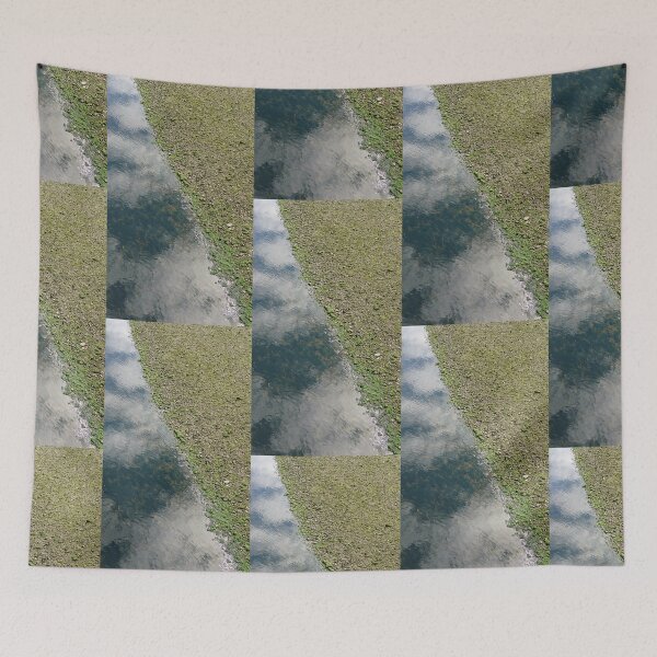 Item preview, Green riverbank, reflecting water. River Lee, Cork designed and sold by paulboizot.