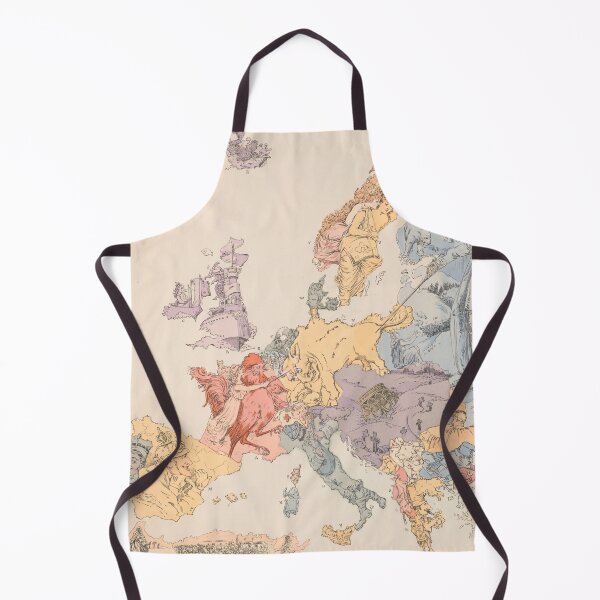 Item preview, Vintage WWI Political Cartoon Map of Europe (1915) designed and sold by BravuraMedia.