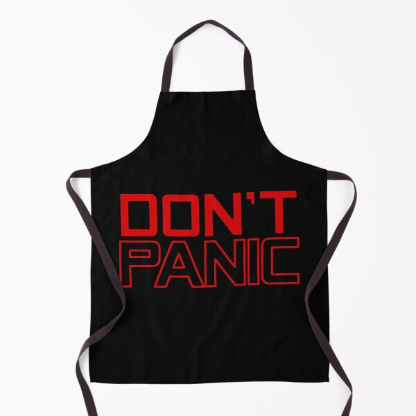 Don't Panic Hitchhiker's Guide To The Galaxy Apron
