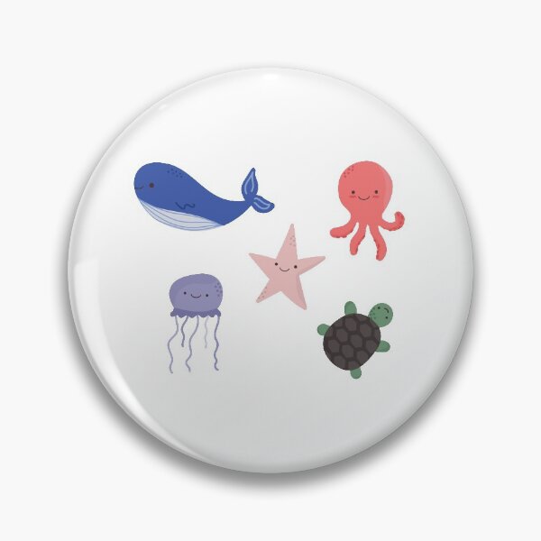 Item preview, marine life sticker pack designed and sold by keeganemma.