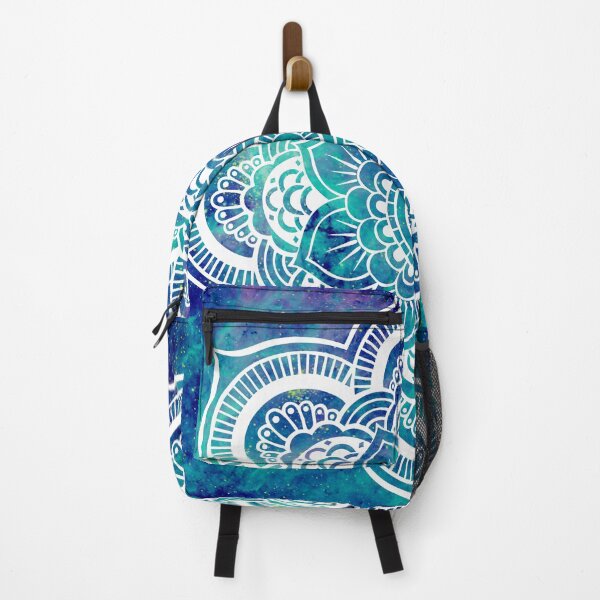 Item preview,  Galaxy Mandala: Teal Midnight Blue Galaxy  designed and sold by 2sweetsDesign.