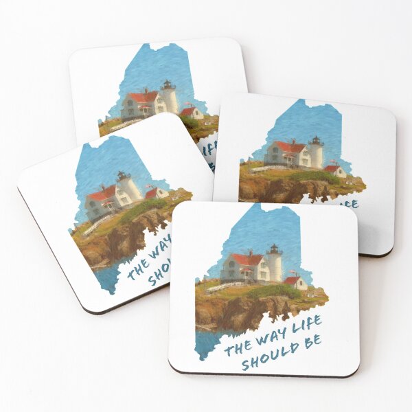 Item preview, Nubble Lighthouse The Way Life Should Be Design designed and sold by LifeLikeDesigns.