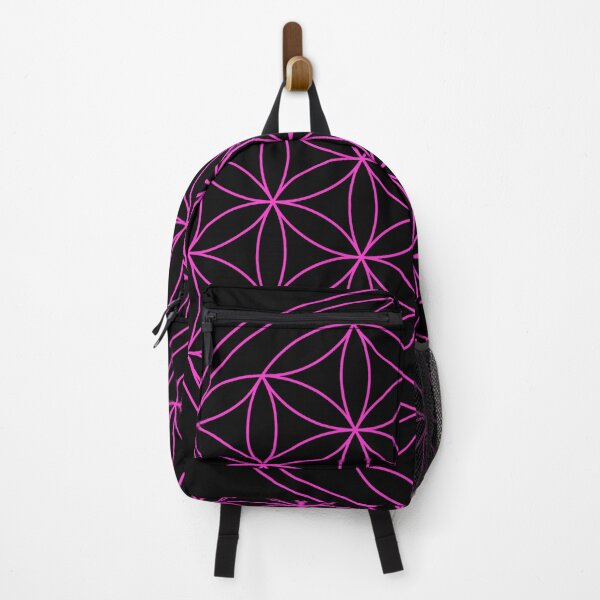Item preview, Flower of Life Black Hot Pink designed and sold by 2sweetsDesign.