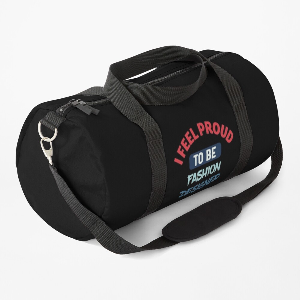 I feel Proud to be fashion designer retro Duffle Bag