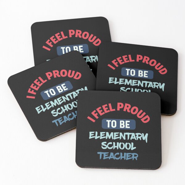 Item preview, I feel Proud to be elementary school teacher retro designed and sold by bumperapparels.