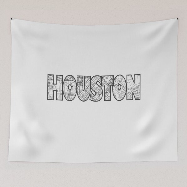 Item preview, Houston Street Map designed and sold by thestreetslocal.