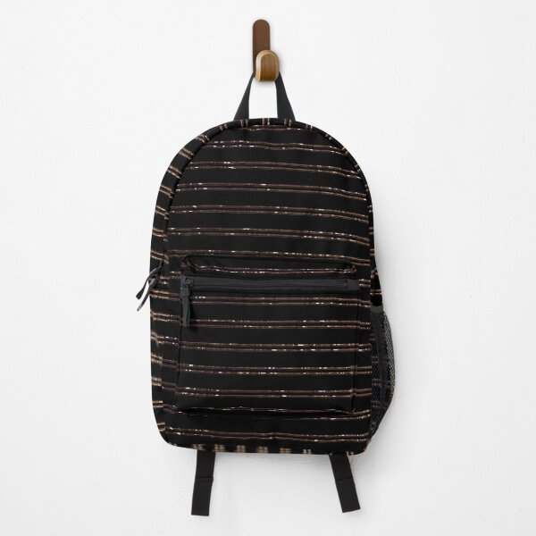 Item preview, Stripe pattern - abstract vintage lines in gold and black designed and sold by Xarah.