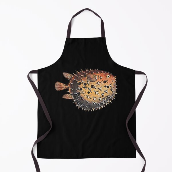 Item preview, Funny Japanese fugu drawing ~ Globefish ~ Balloonfish ~ Balloon fish ~ Puffer fish designed and sold by oceanys.