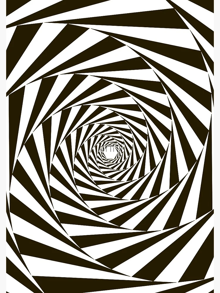 Cahier à spirale for Sale avec l'œuvre « Dessin de cercle de ligne en  spirale - motif d'onde doodle » de l'artiste drifti