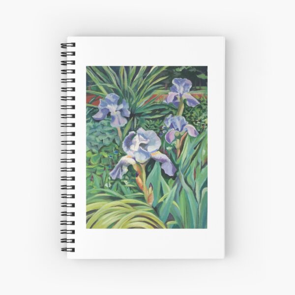Irises Spiral Notebook