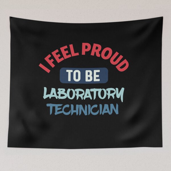 Item preview, I feel Proud to be laboratory technician retro designed and sold by bumperapparels.