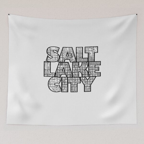 Item preview, Salt Lake City Street Map designed and sold by thestreetslocal.