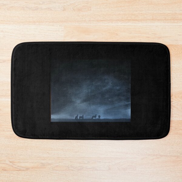 Item preview, Cloudy Night Sky with Silhouettes and No Light Pollution designed and sold by ashtree-designs.
