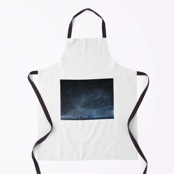Item preview, Cloudy Night Sky with Silhouettes and No Light Pollution designed and sold by ashtree-designs.