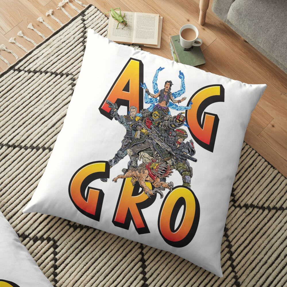 Borderlands 3 Aggro Aggressive Provoking Vault Hunters FL4K Beastmaster Amara Siren Moze Gunner Zane Operative Guard Skag Floor Pillow