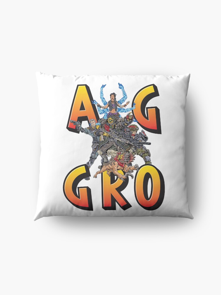 Alternate view of Borderlands 3 Aggro Aggressive Provoking Vault Hunters FL4K Beastmaster Amara Siren Moze Gunner Zane Operative Guard Skag Floor Pillow