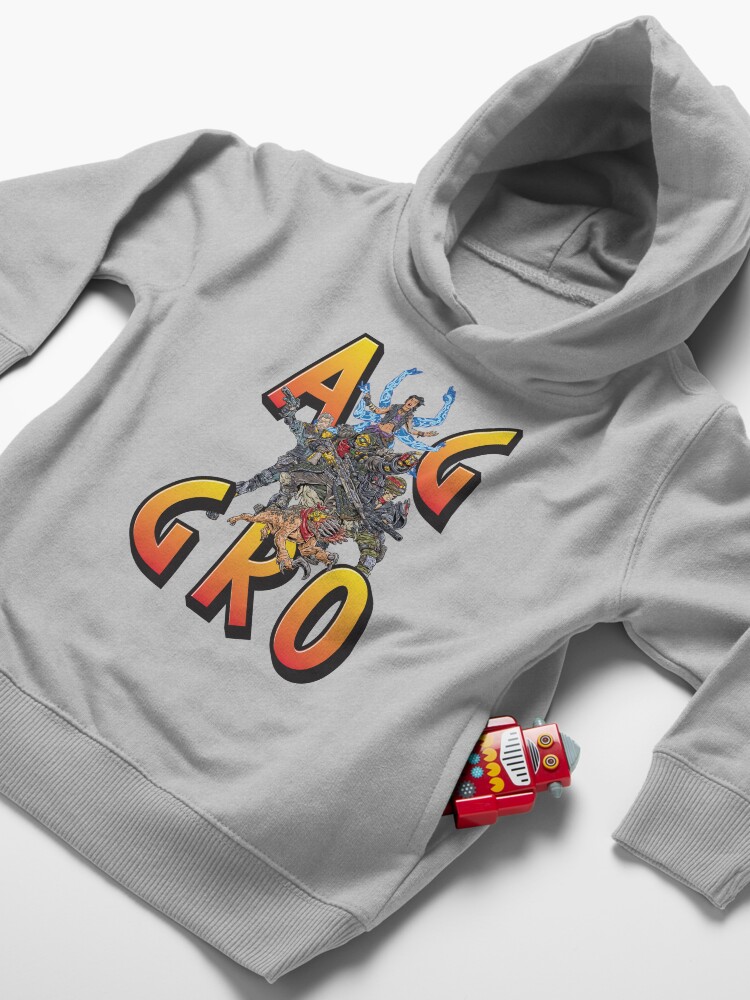 Alternate view of Borderlands 3 Aggro Aggressive Provoking Vault Hunters FL4K Beastmaster Amara Siren Moze Gunner Zane Operative Guard Skag Toddler Pullover Hoodie