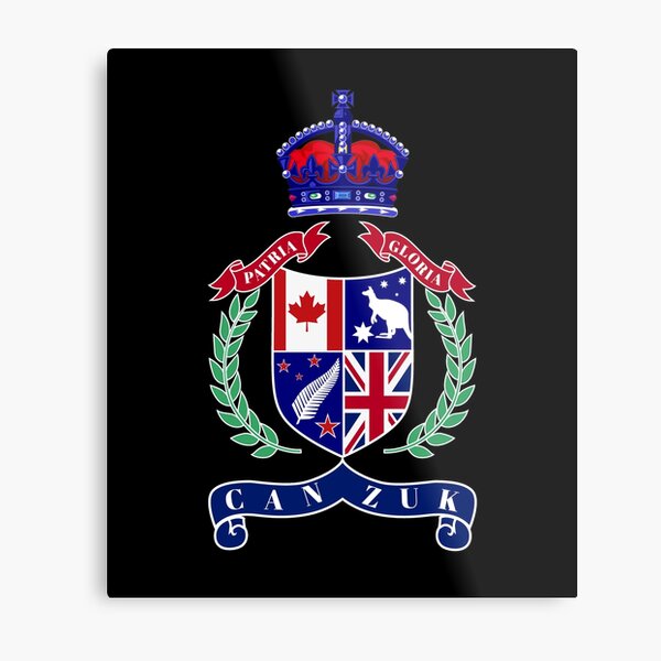 Canzuk Patriot Metal Print